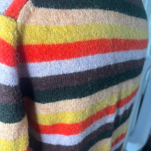 Madewell Soft Crossover Sweater Retro Stripe - Picture 5 of 8
